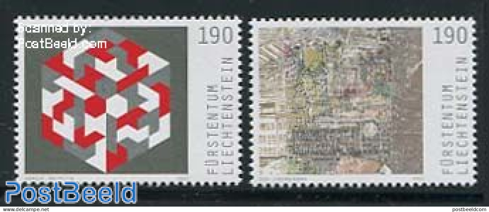 Liechtenstein 2014 Joint Issue With Singapore 2v, Mint NH, Various - Joint Issues - Art - Modern Art (1850-present) - Ongebruikt