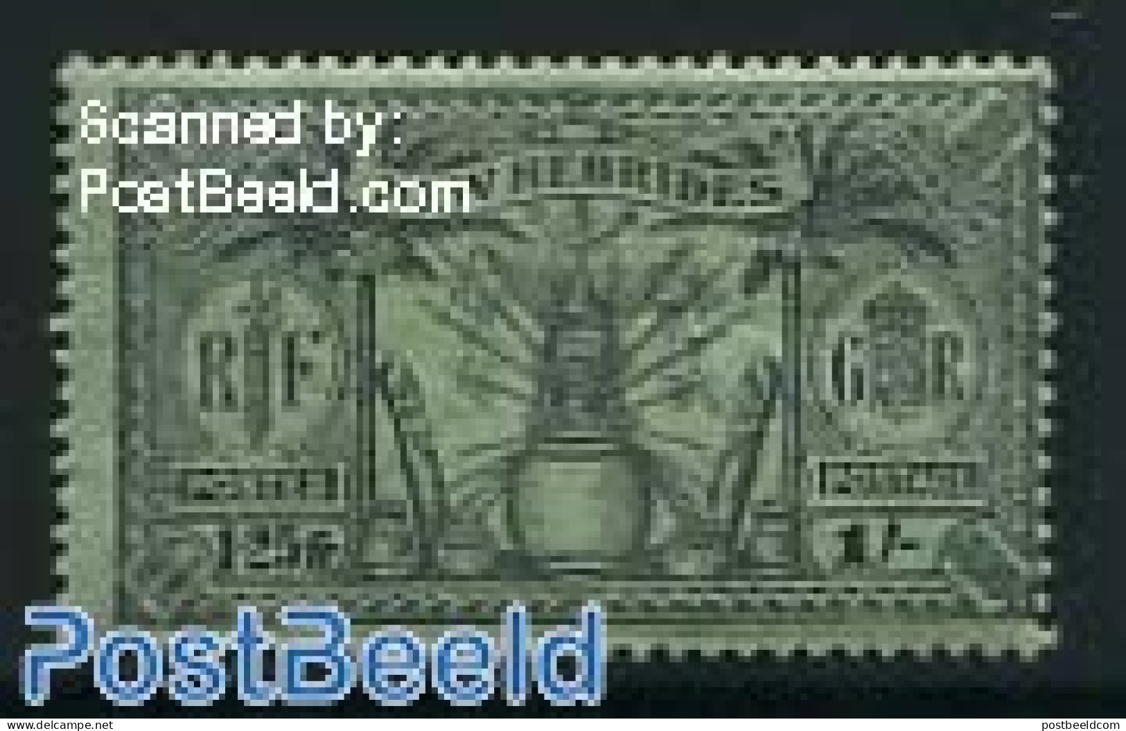 New Hebrides 1925 1Sh, Stamp Out Of Set, Unused (hinged) - Nuovi