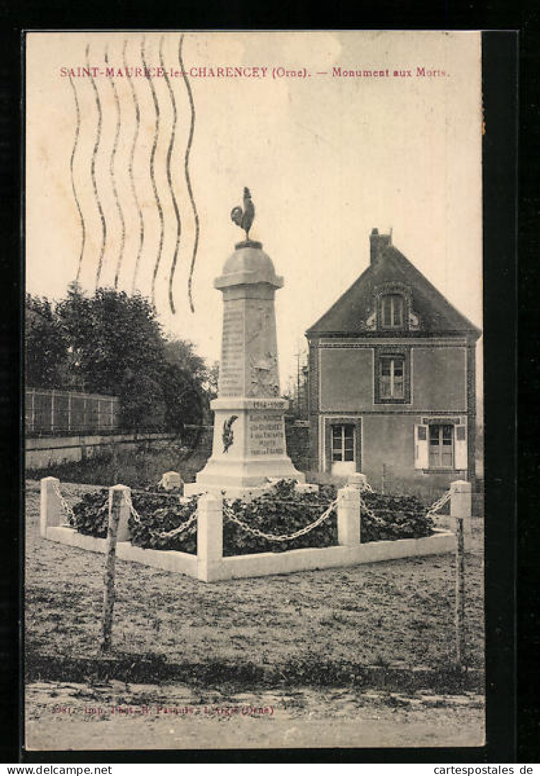 CPA Saint-Maurice-les-Charencey, Monument Aux Morts  - Autres & Non Classés