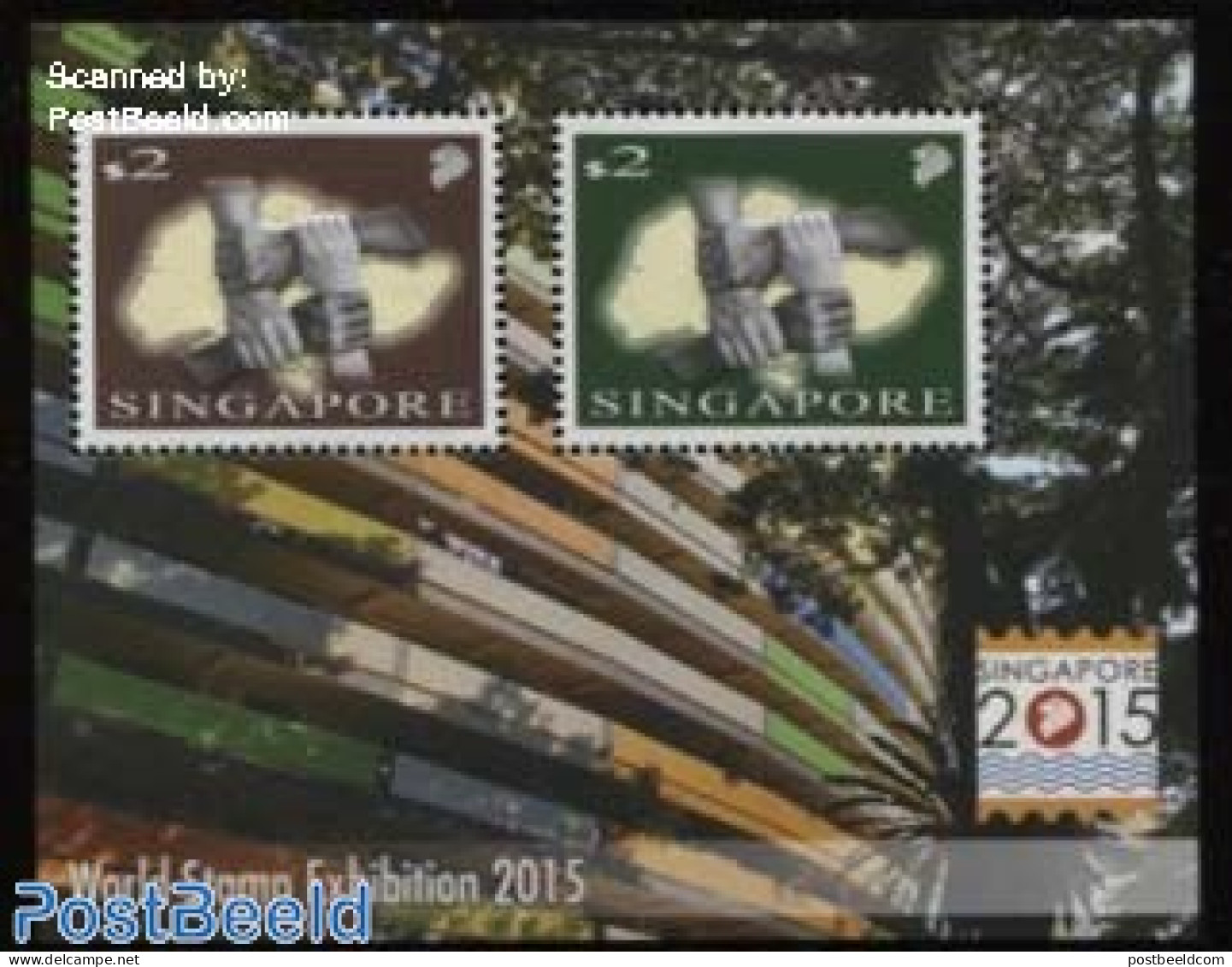 Singapore 2014 World Stamp Exhibition S/s, Mint NH, Various - Philately - Maps - Geographie