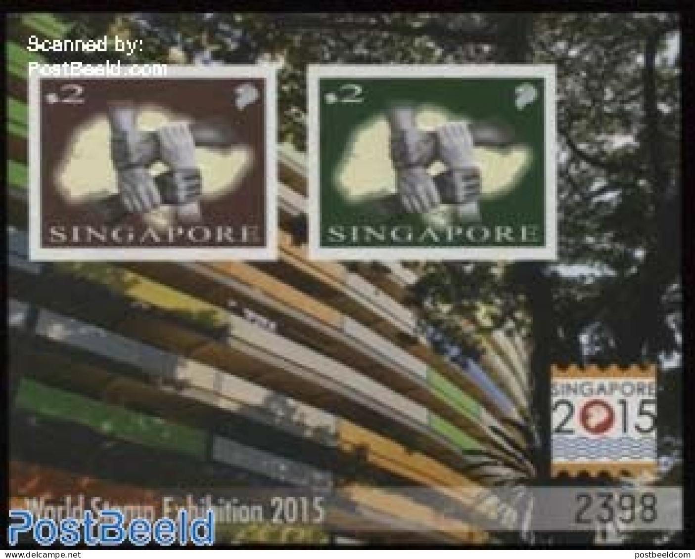 Singapore 2014 World Stamp Exhibition S/s, Imperforated, Mint NH, Various - Philately - Maps - Géographie