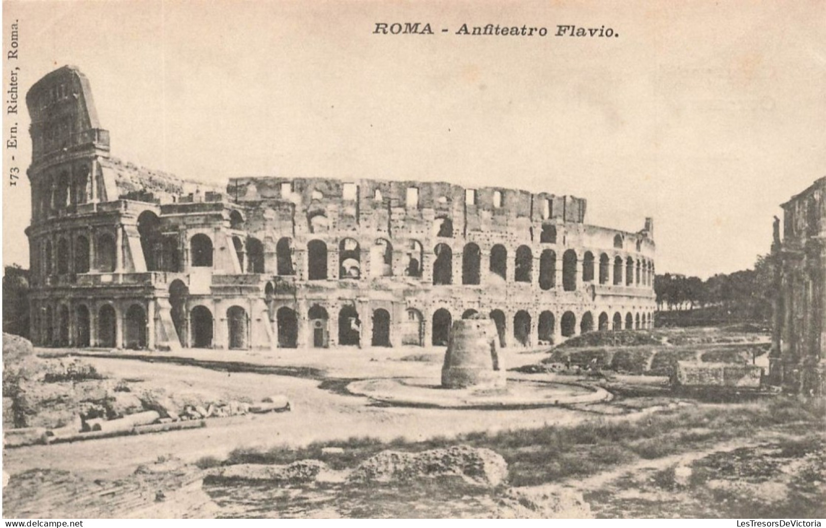 ITALIE - Roma - Anfiteatro Flavio - Vue Générale De L'extérieure - Carte Postale Ancienne - Autres Monuments, édifices