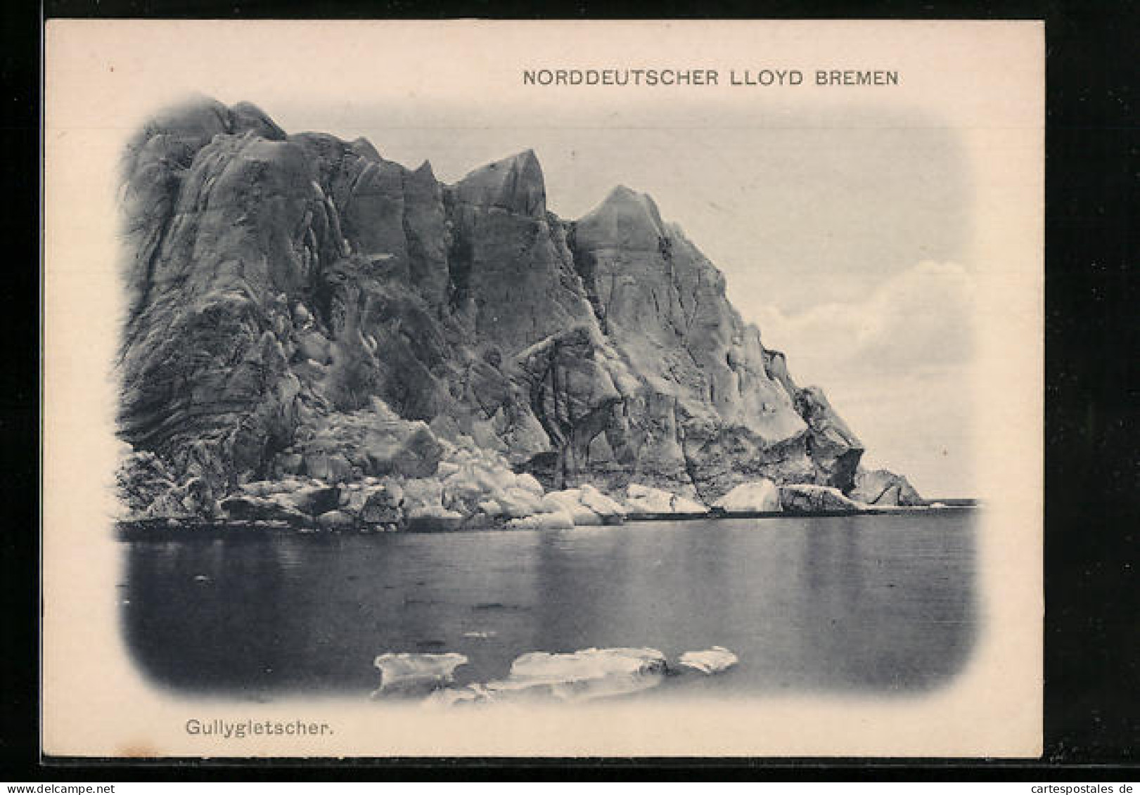 AK Spitzbergen, Blick Auf Gullygletscher  - Sonstige & Ohne Zuordnung