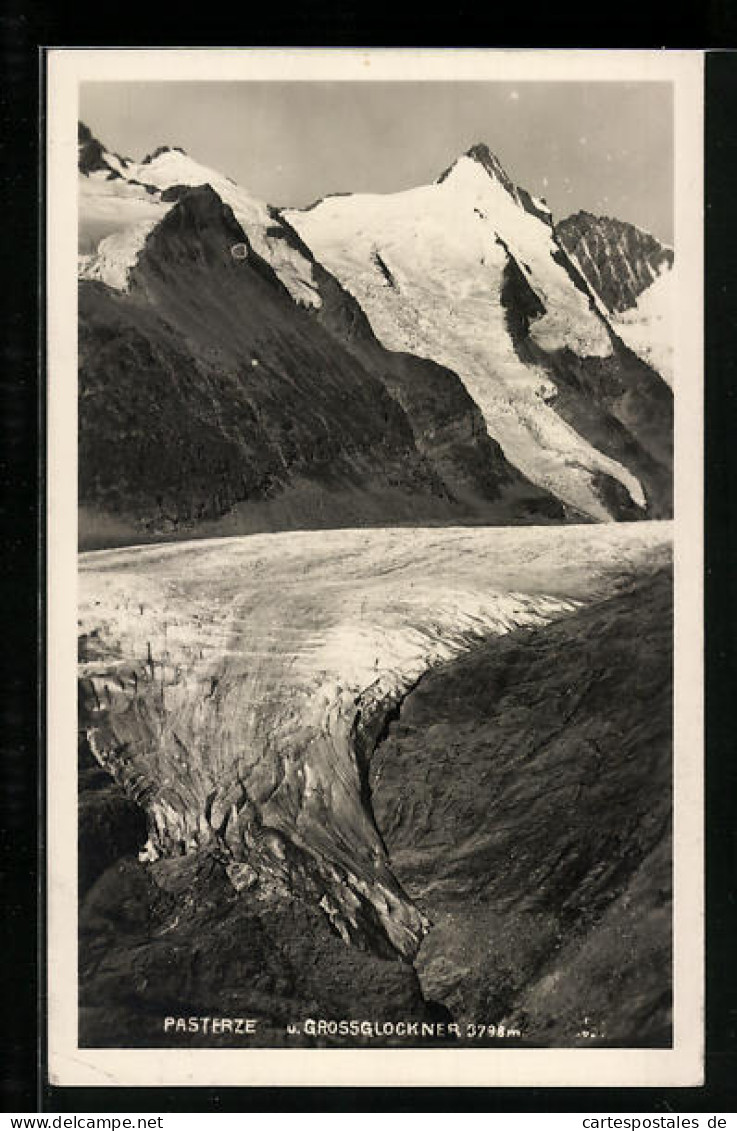 AK Pasterze Und Grossglockner, Gletscher  - Sonstige & Ohne Zuordnung