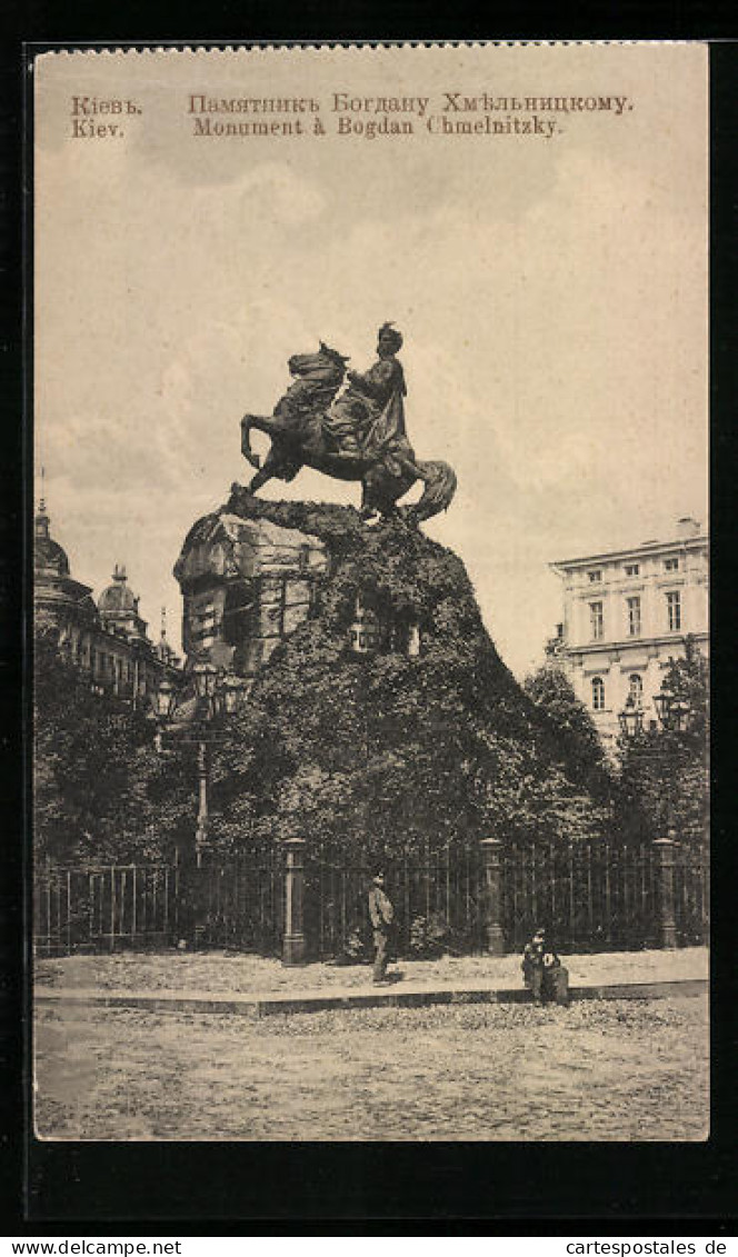 AK Kiev, Monument à Bogdan Chmelnitzky  - Ukraine