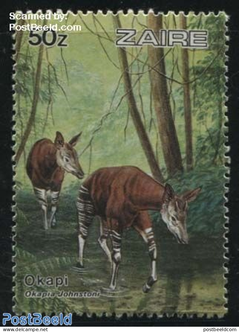Congo Dem. Republic, (zaire) 1984 Okapi 1v, Mint NH, Nature - Animals (others & Mixed) - Sonstige & Ohne Zuordnung