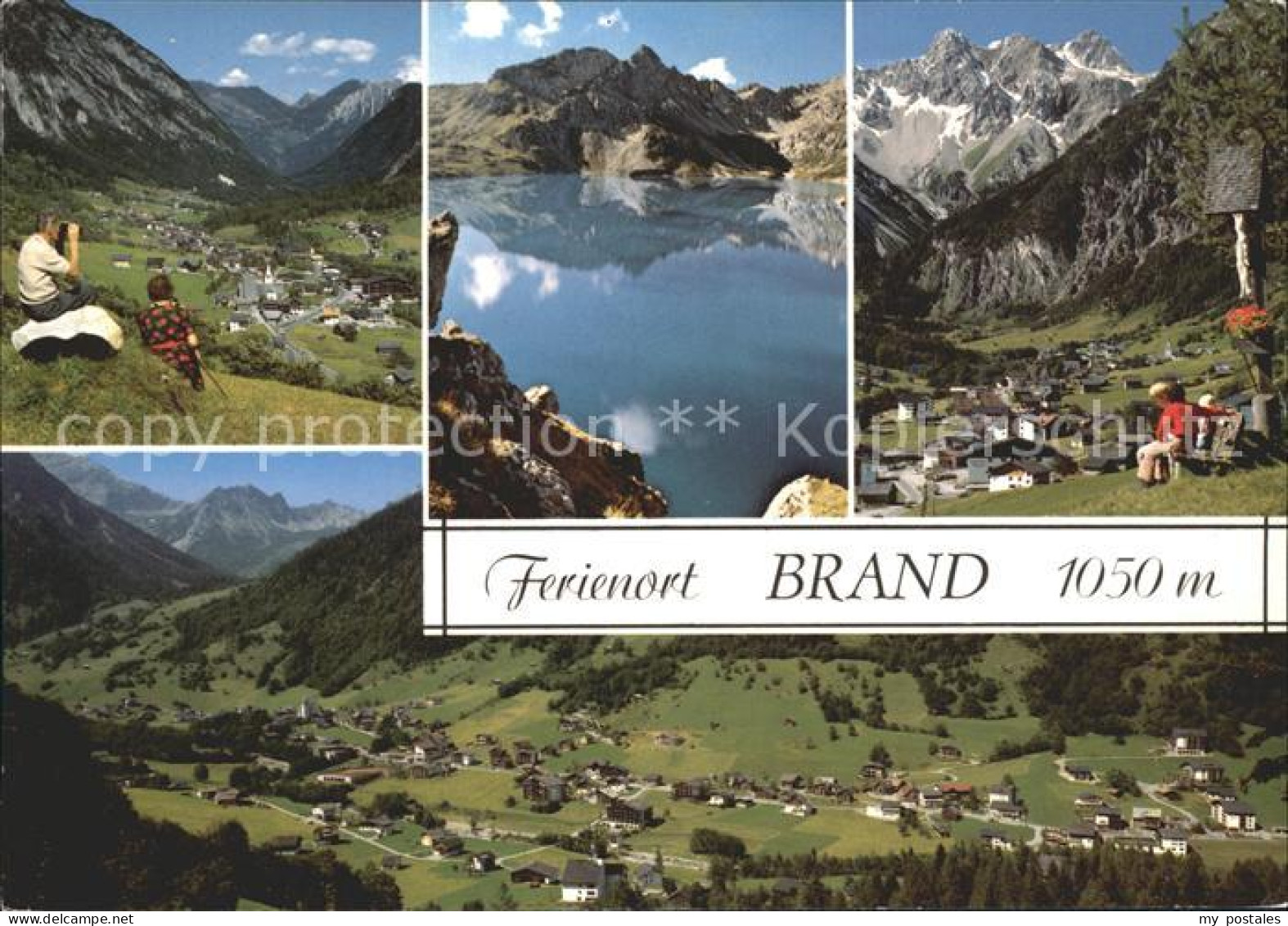 72235784 Brand Vorarlberg Panorama Mit Schesaplana Lunersee Und Els Spitzen Bran - Andere & Zonder Classificatie