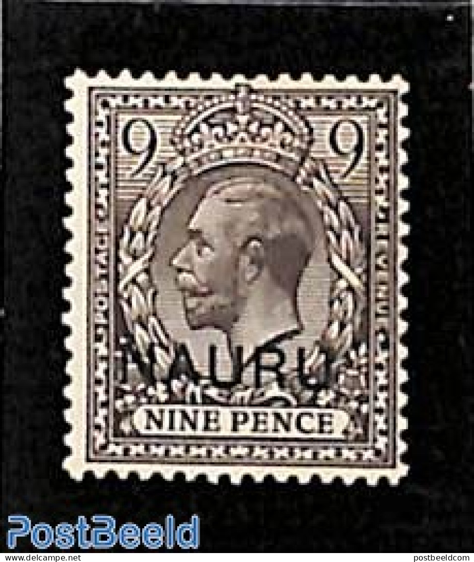 Nauru 1916 9p, Stamp Out Of Set, Unused (hinged) - Autres & Non Classés