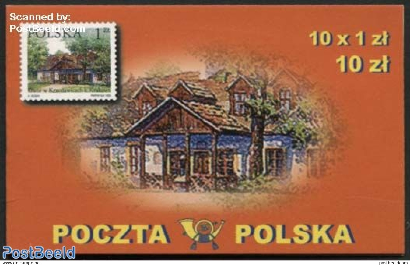 Poland 1999 Definitive Booklet With 10x 1Zl, Mint NH, Stamp Booklets - Art - Castles & Fortifications - Ungebraucht