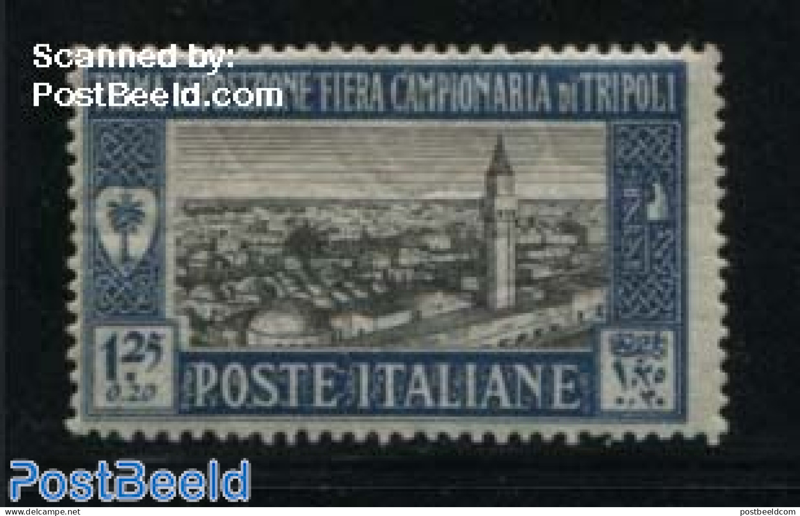 Italian Lybia 1927 Tripolitania, 1.25L, Stamp Out Of Set, Mint NH - Tripolitaine