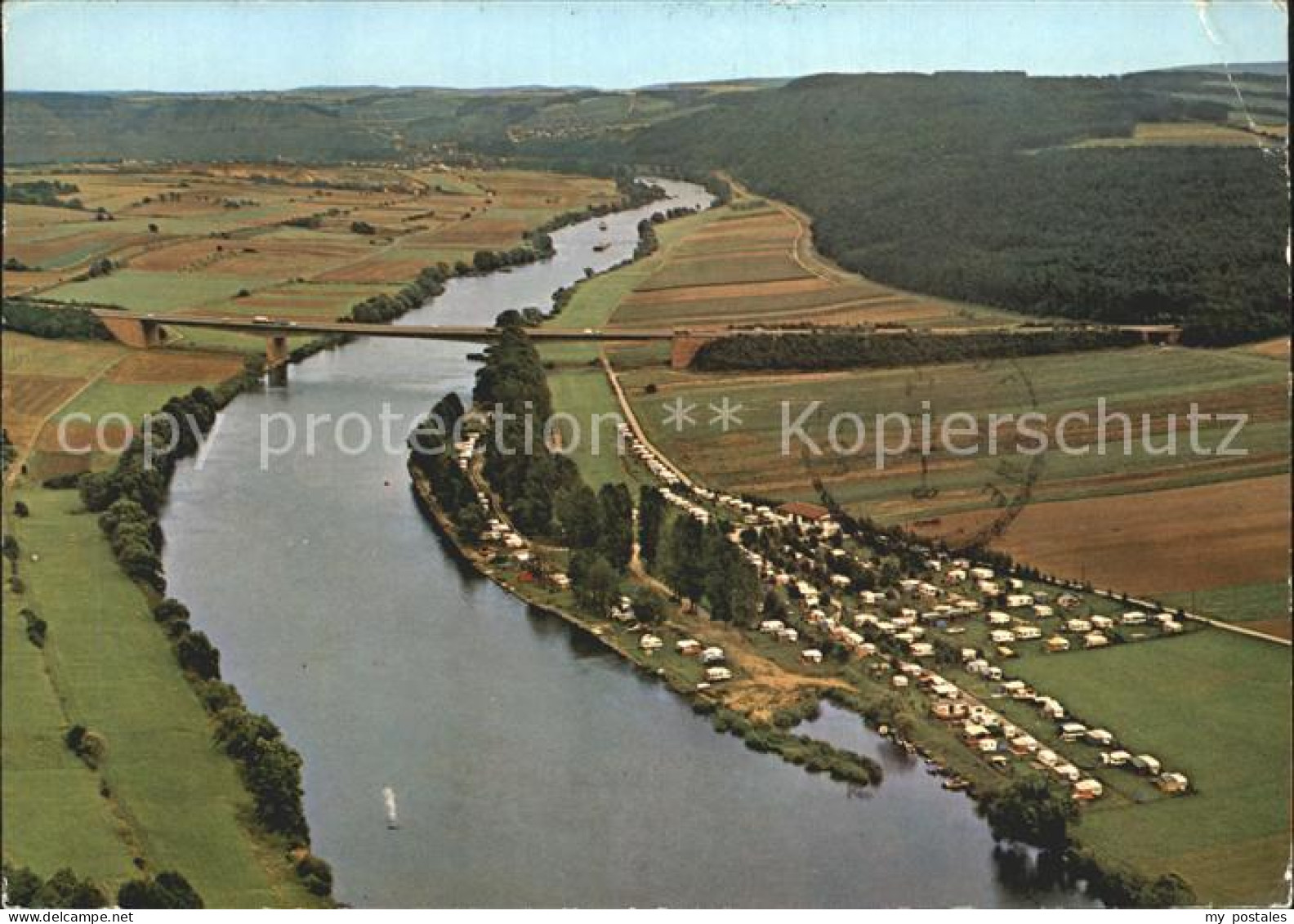 72235726 Bettingen Wertheim Campingplatz Wildsau Fliegeraufnahme Wertheim - Wertheim