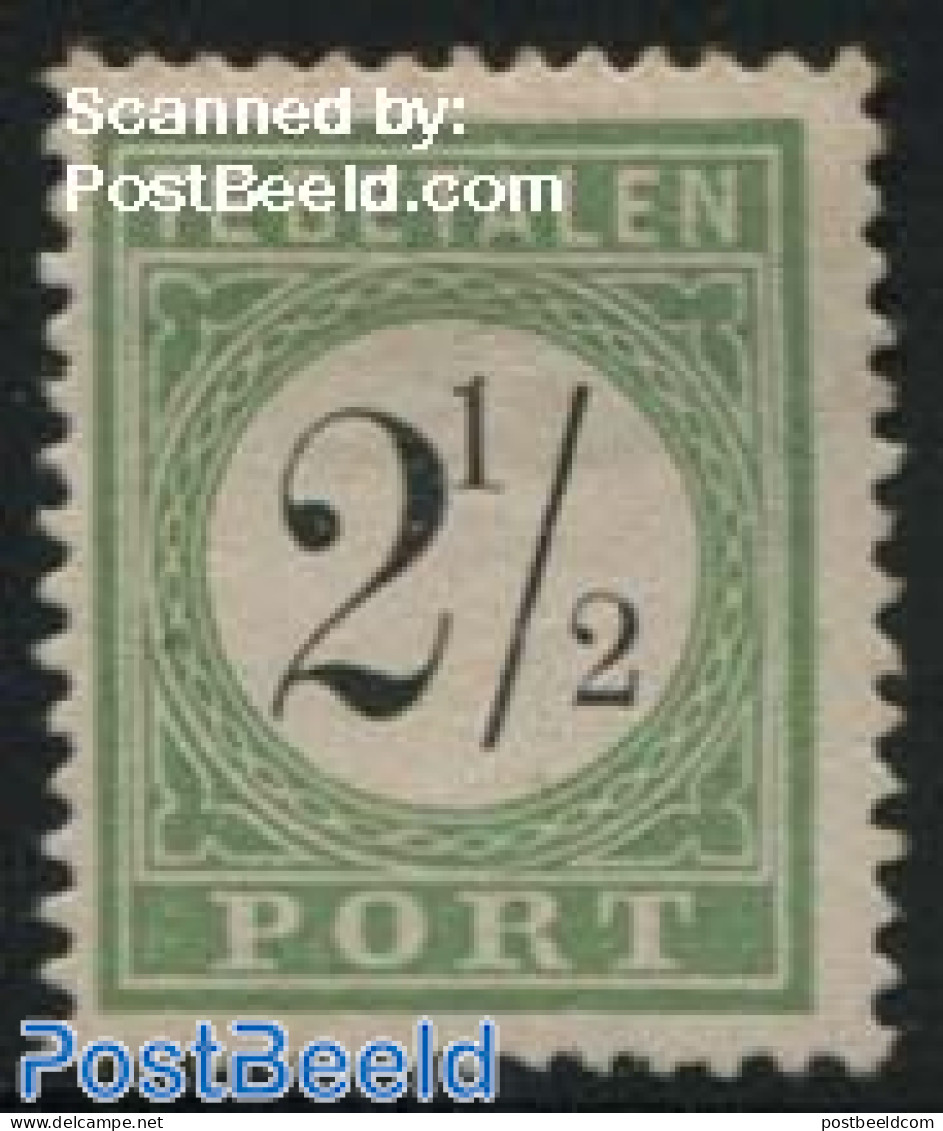 Netherlands Antilles 1889 2.5c, Type II, Stamp Out Of Set, Unused (hinged) - Autres & Non Classés