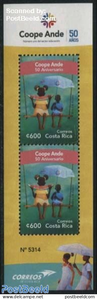 Costa Rica 2015 Coope Ande S/s, Mint NH, Science - Education - Costa Rica