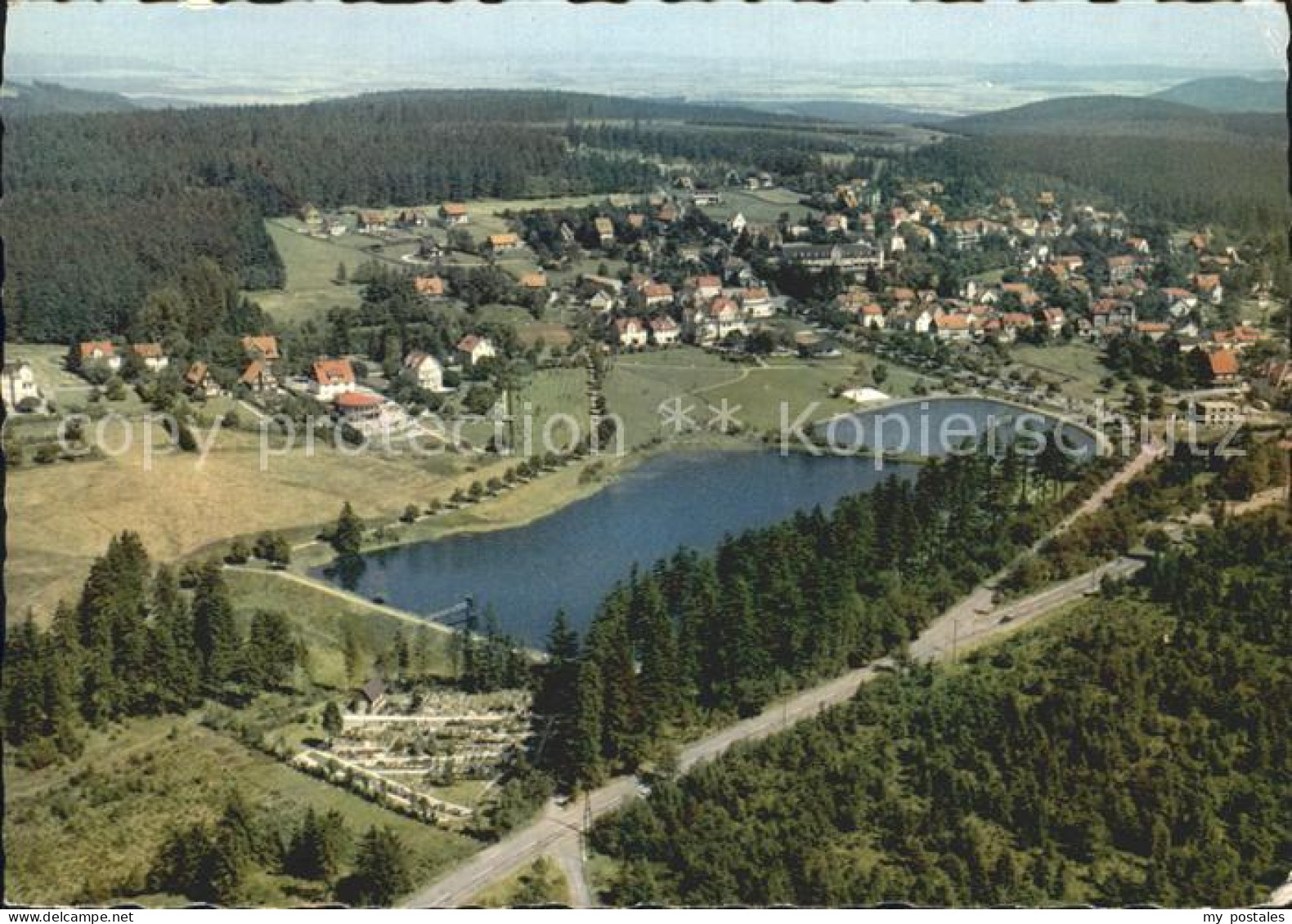 72235687 Hahnenklee-Bockswiese Harz Fliegeraufnahme Hahnenklee - Goslar