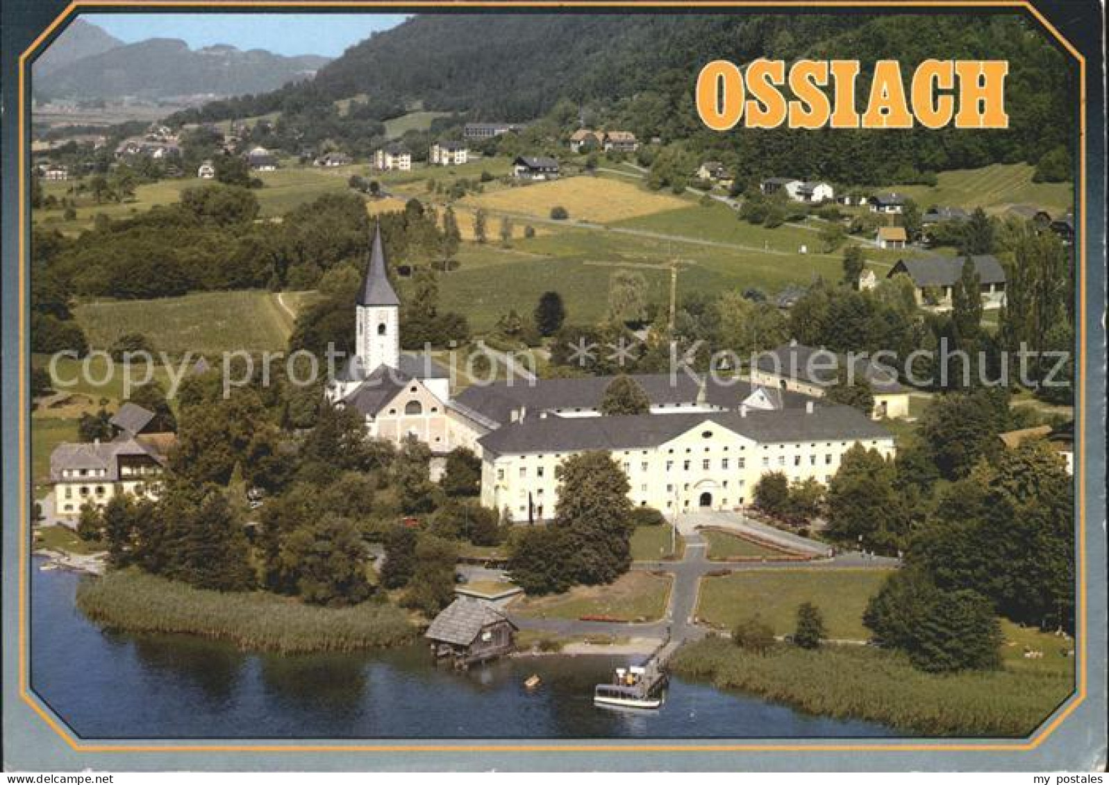 72235669 Ossiach Stiftskirche Und Ehem Benediktinerabtei Fliegeraufnahme Ossiach - Other & Unclassified