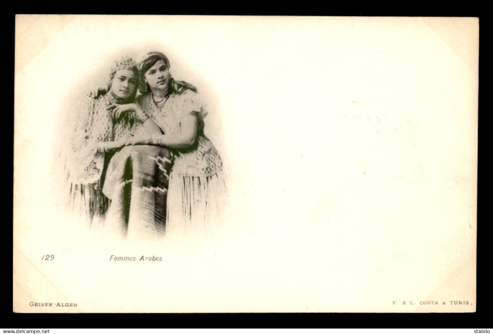 ALGERIE - EDITEUR GEISER CARTE PIONNIERE - FEMMES ARABES - Szenen