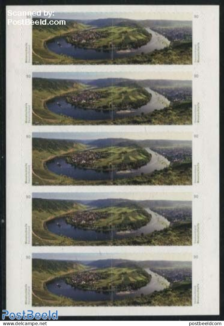 Germany, Federal Republic 2016 Moselle S-a Booklet, Mint NH, Nature - Transport - Water, Dams & Falls - Stamp Booklets.. - Ungebraucht