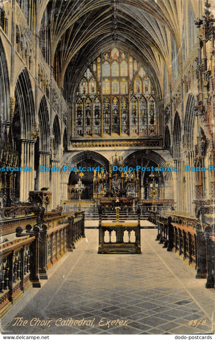 R103654 The Choir. Cathedral. Exeter. The British Mirror Series - Monde