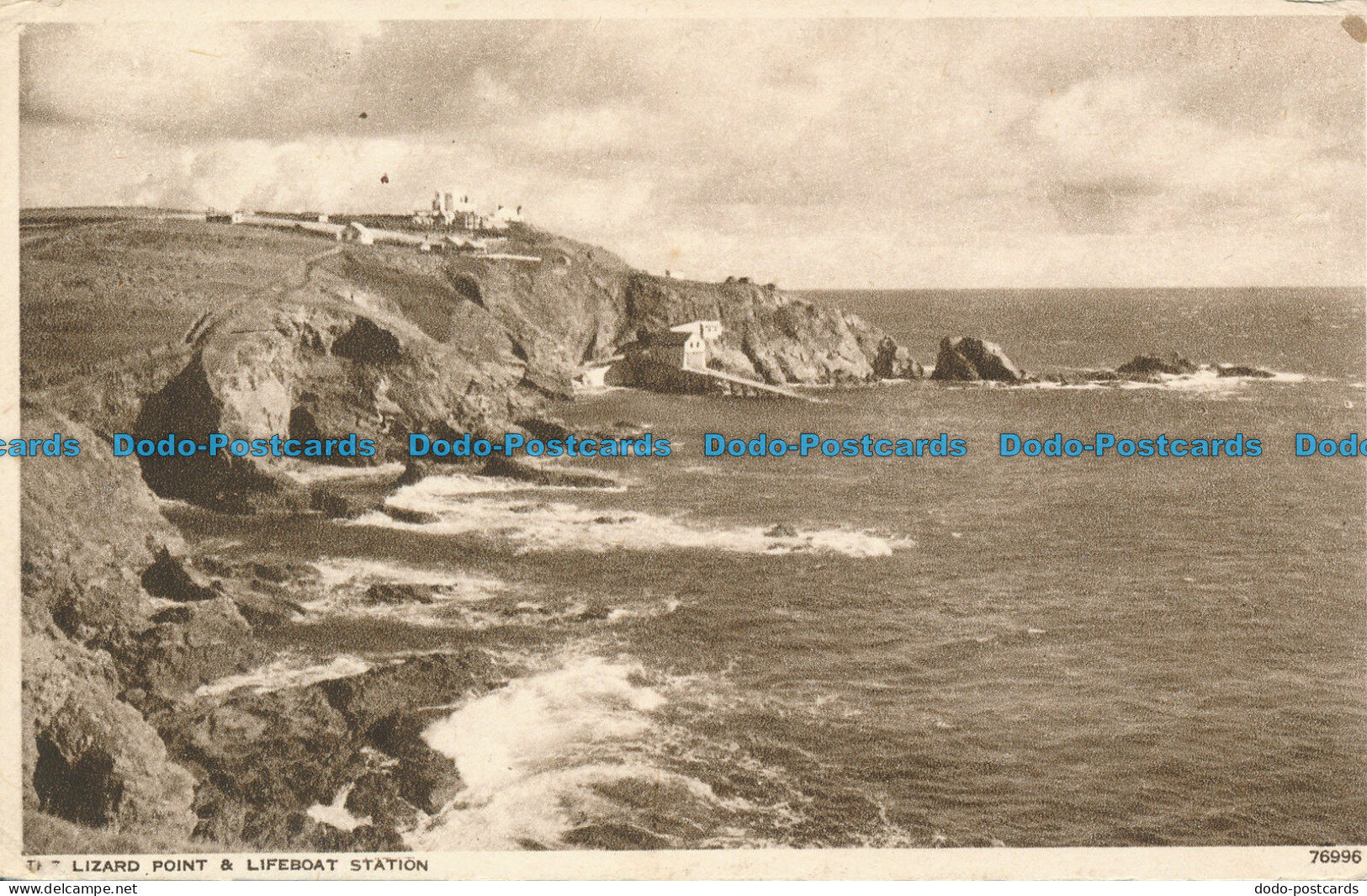 R104269 The Lizard Point And Lifeboat Station. Photochrom. No 76996 - Monde