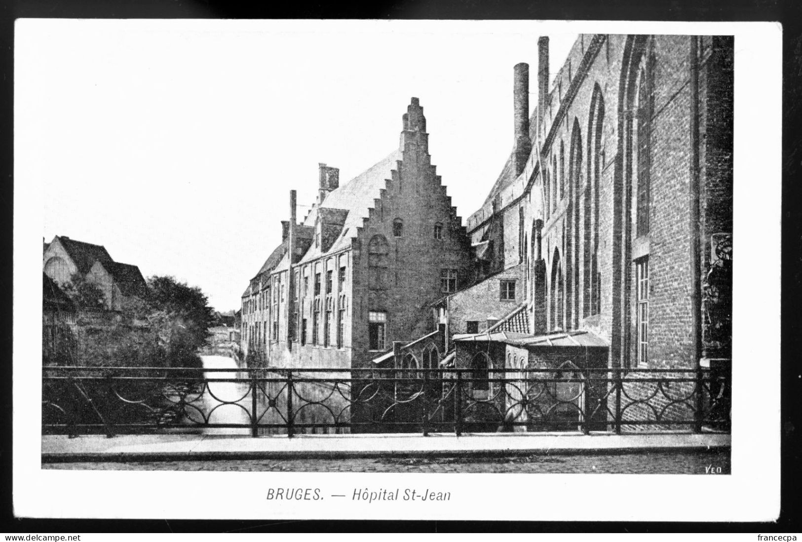 982 - BELGIQUE - BRUGES - Hôpital St. Jean  -  DOS NON DIVISE - Brugge