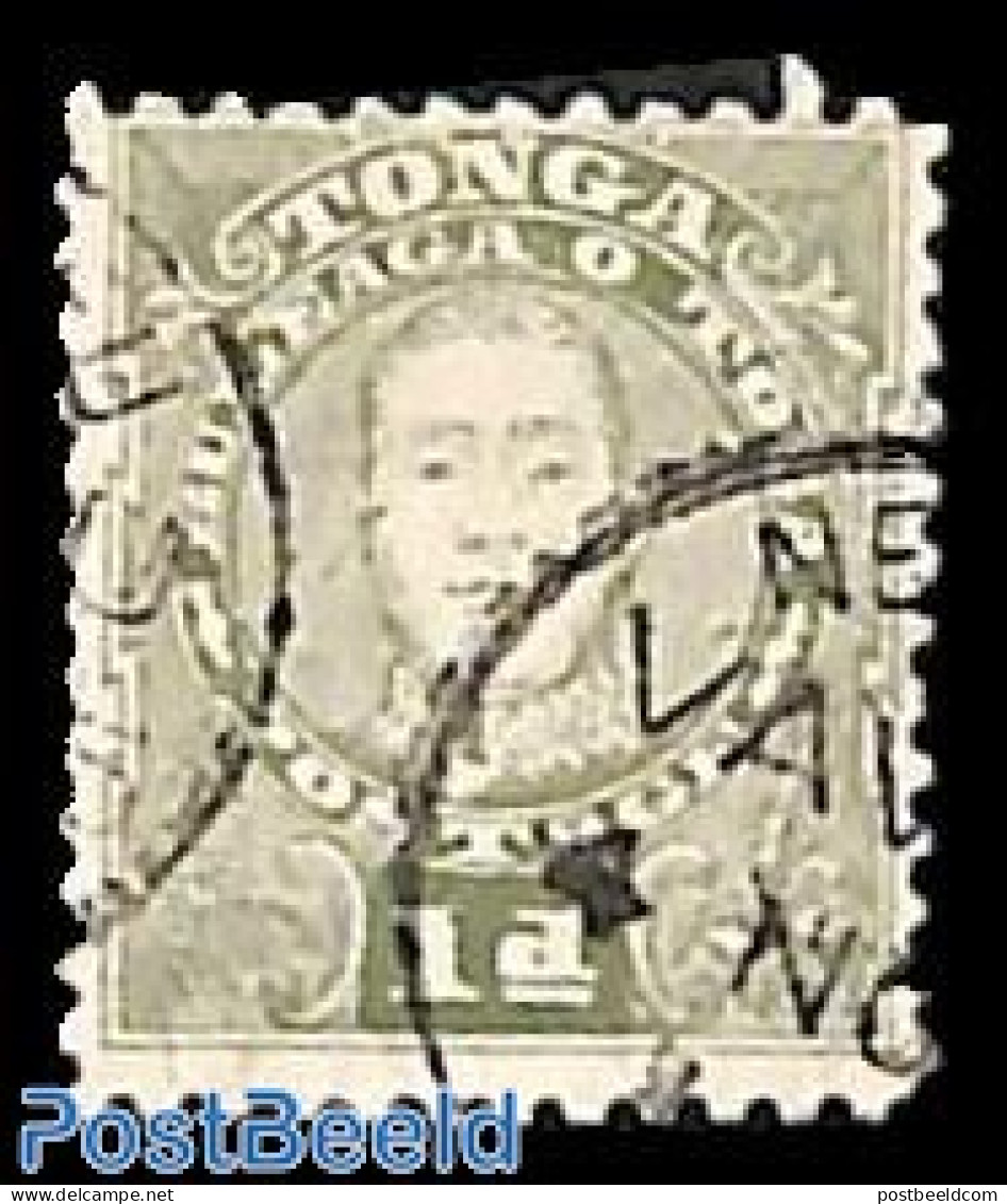 Tonga 1895 1d, Used, Used Or CTO - Autres & Non Classés