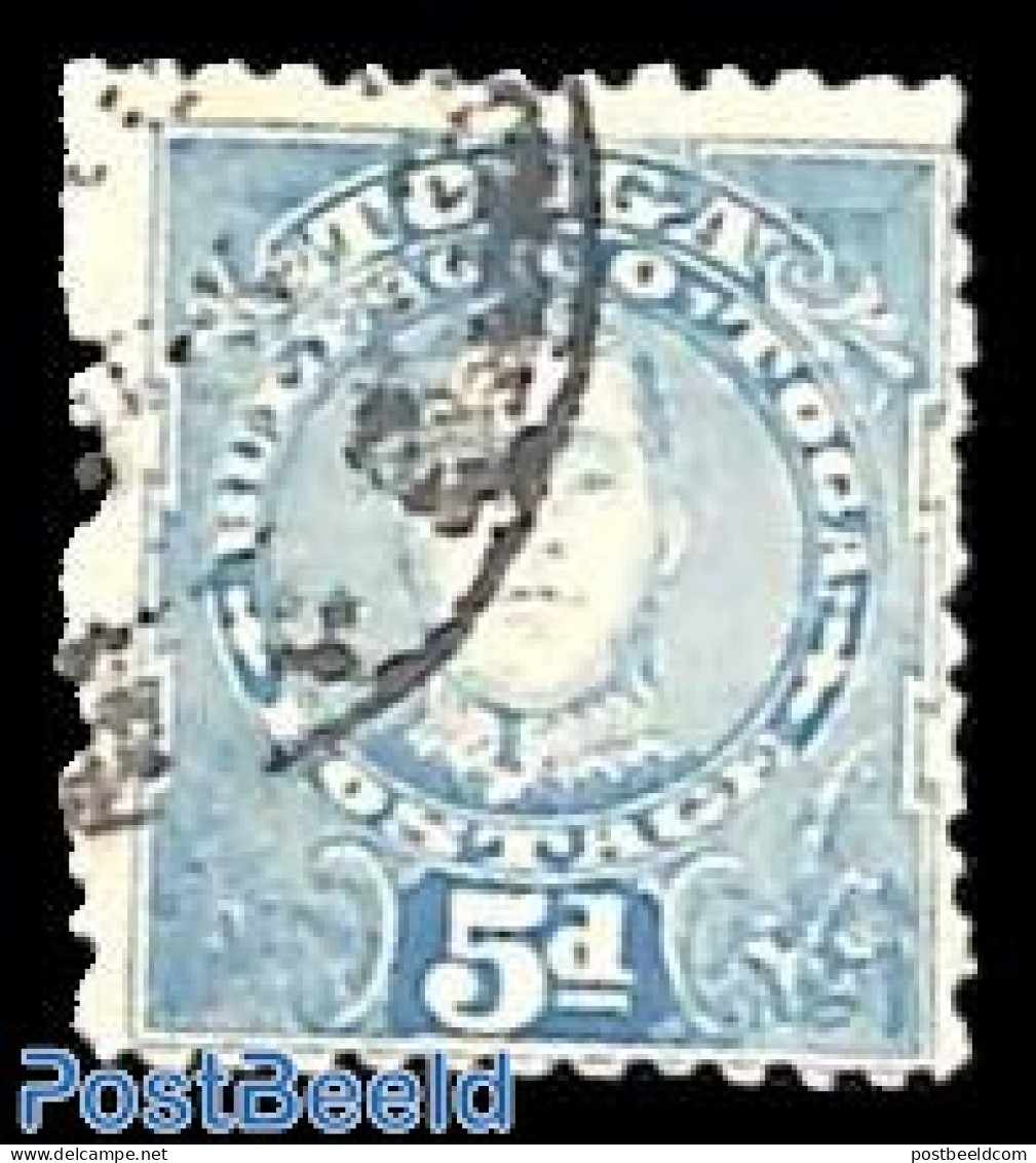 Tonga 1895 5p, Perf. 12:11, Used, Used Or CTO - Altri & Non Classificati