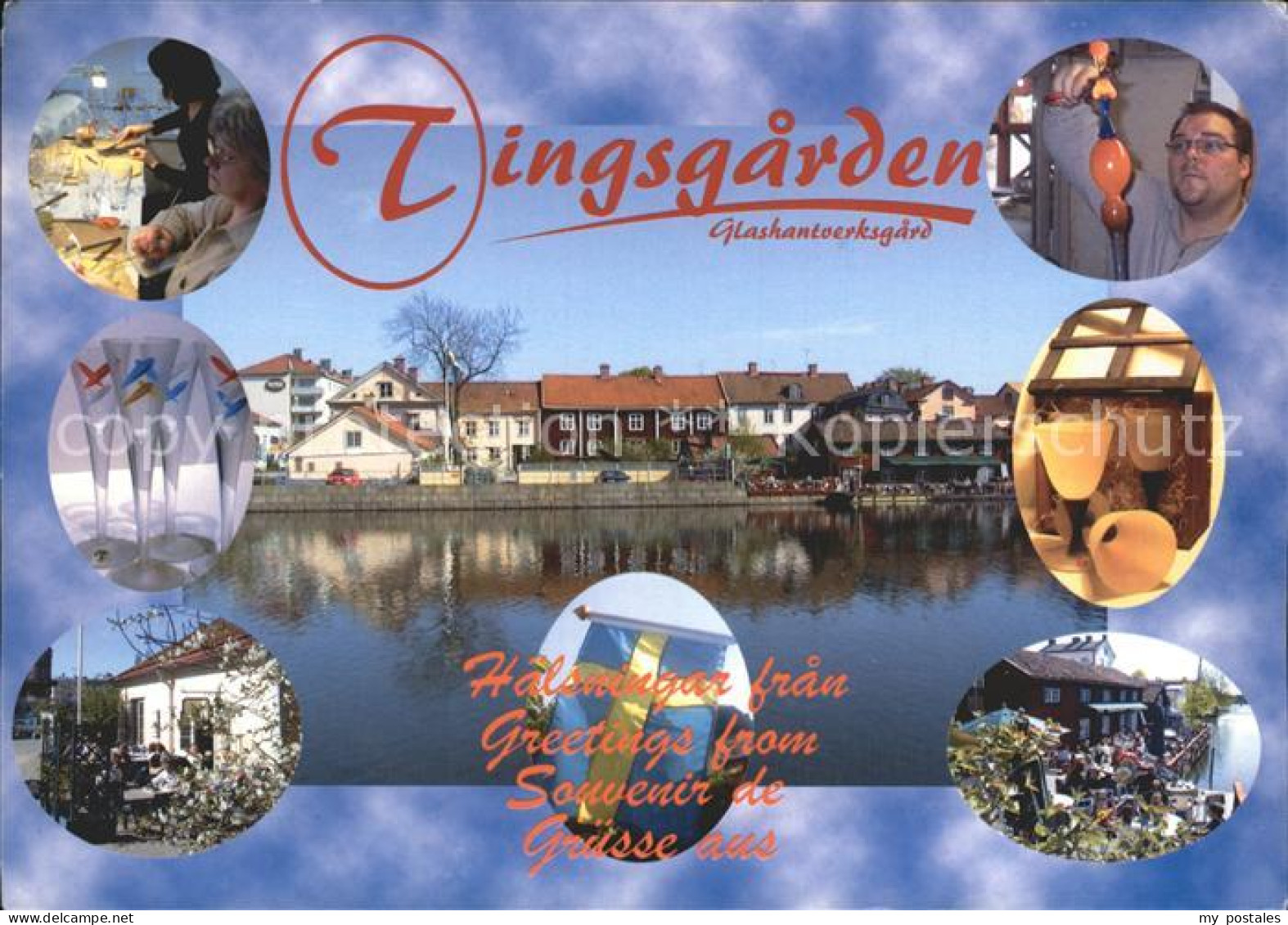 72234544 Schweden Tingsgarden Glaskunst Schweden - Suède