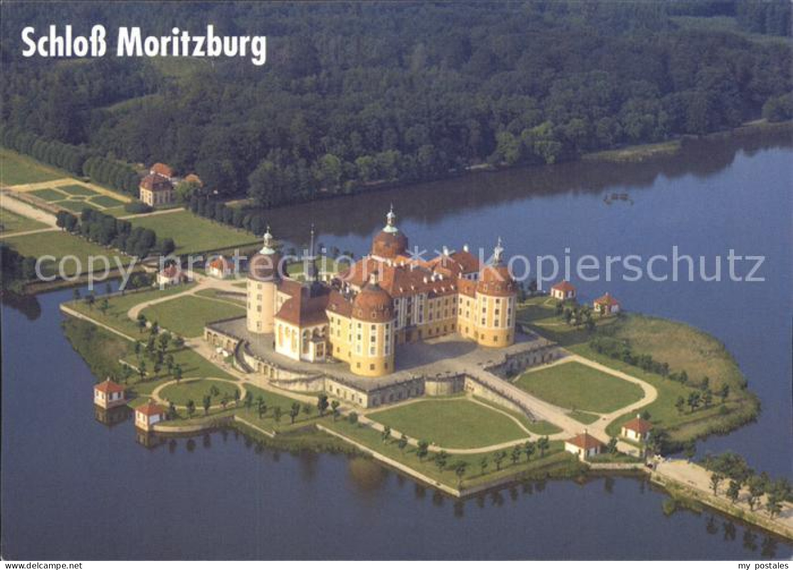 72234522 Moritzburg Sachsen Fliegeraufnahme Schloss Moritzburg Moritzburg - Moritzburg