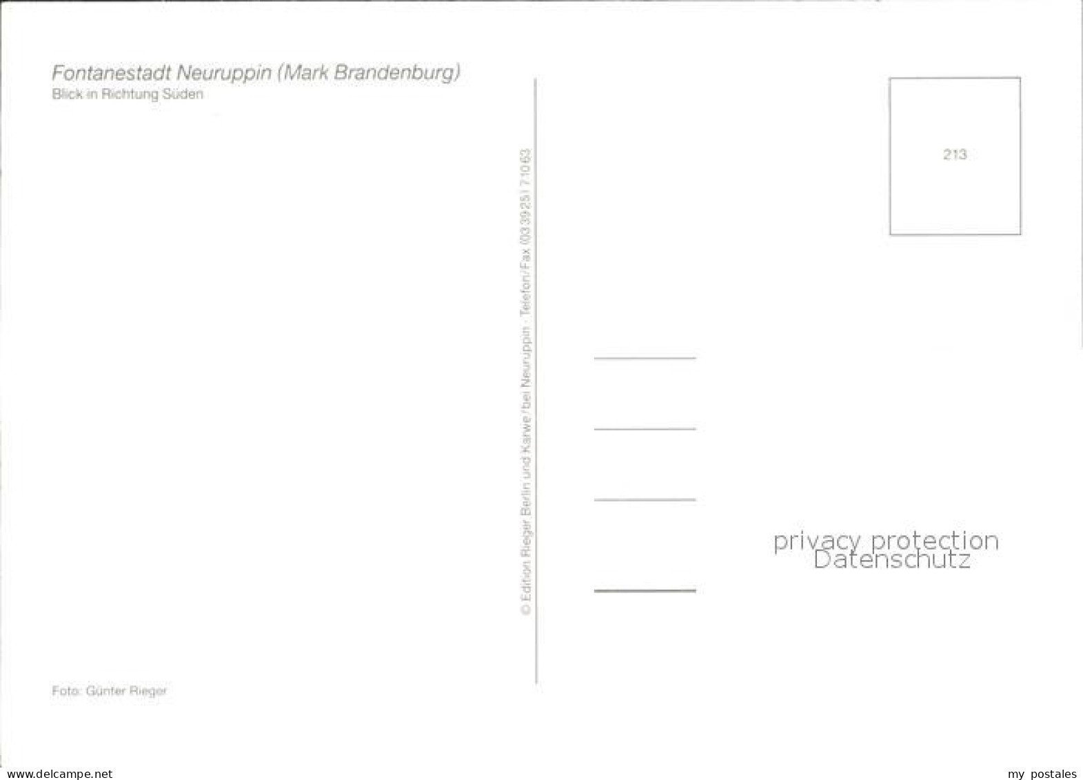 72234514 Neuruppin Fliegeraufnahme Fontanestadt Neuruppin - Neuruppin