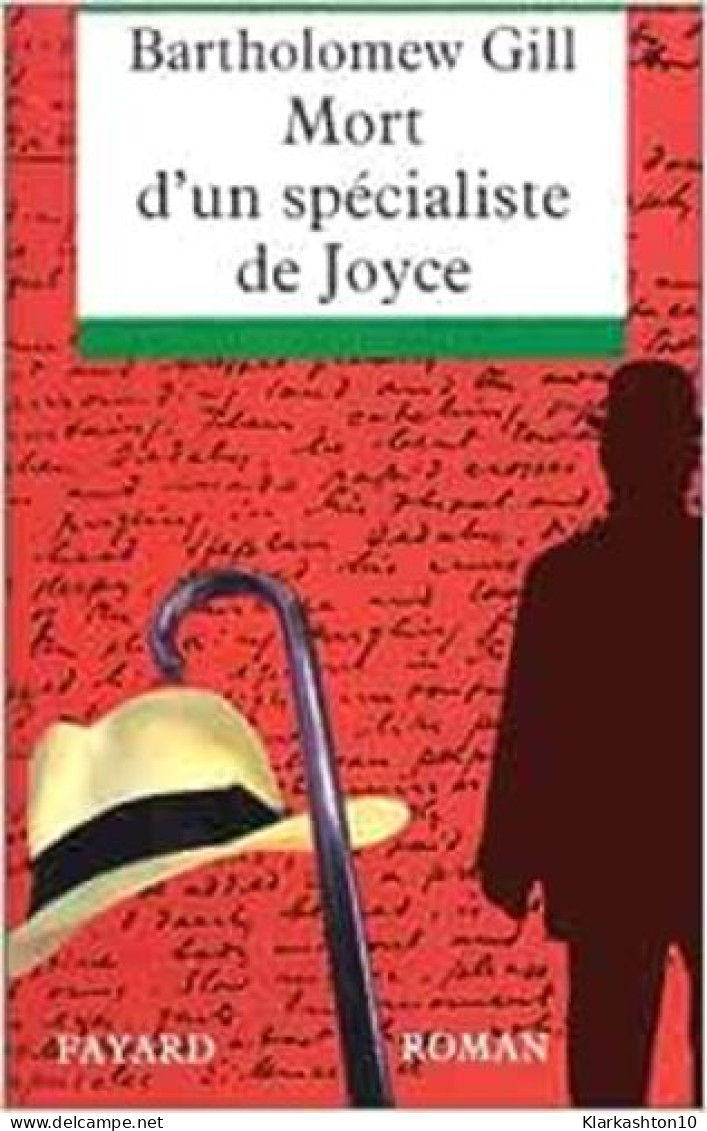 Mort D'un Spécialiste De Joyce - Sonstige & Ohne Zuordnung