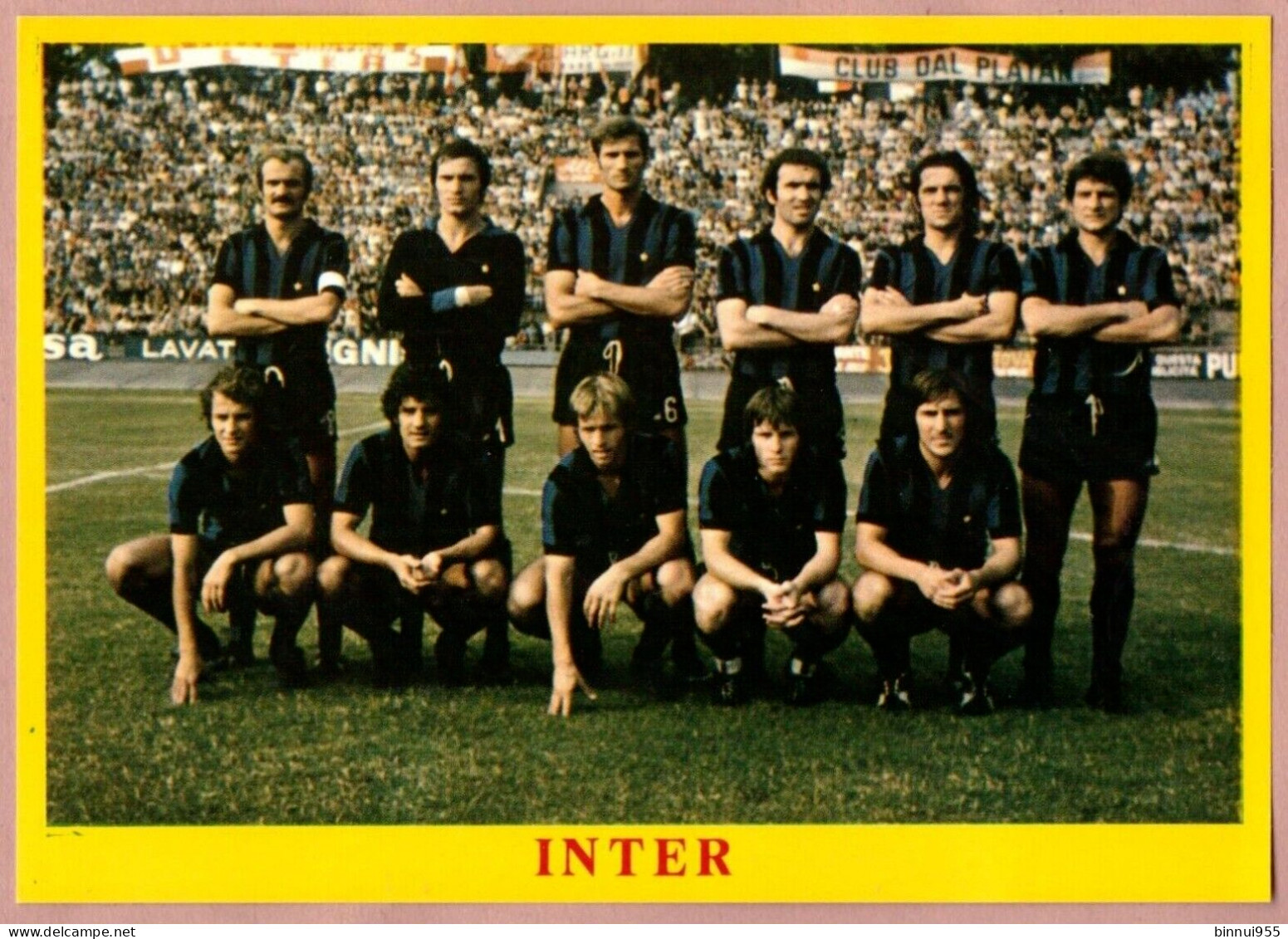 Foglietto Calcio Inter Formazione 1975 - Football