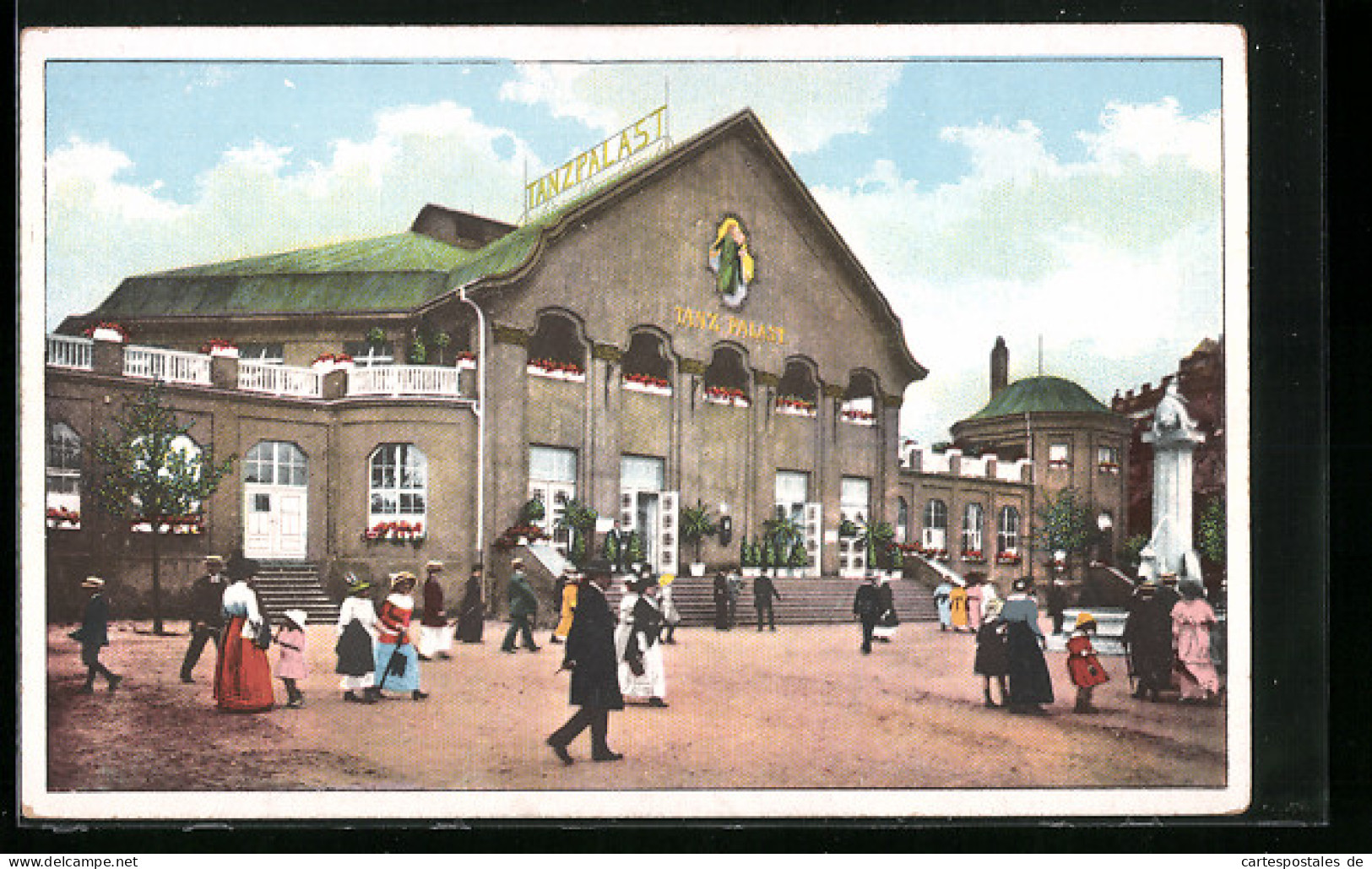 AK Leipzig, Weltausstellung Für Buchgewerbe Und Graphik 1914, Vergnügungspark U. Tanzpalast  - Expositions