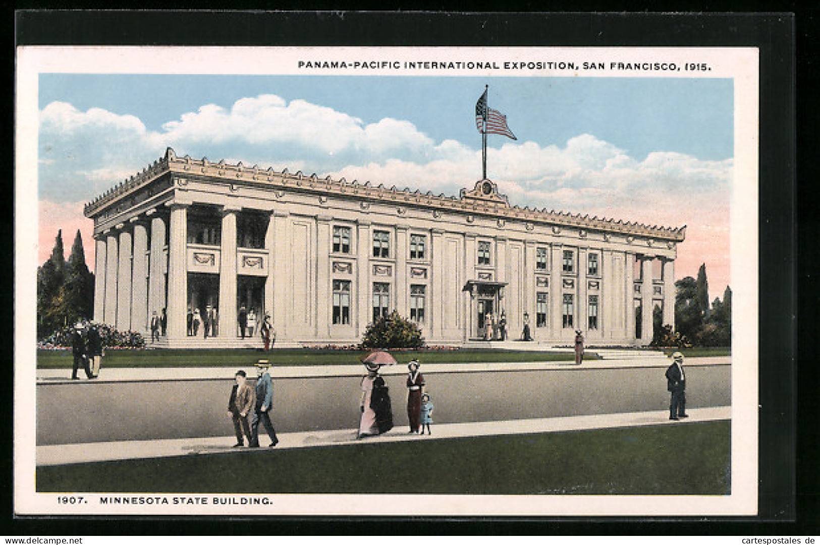 AK San Francisco, Panama-Pacific International Expostion 1915, Minnesota State Building  - Expositions
