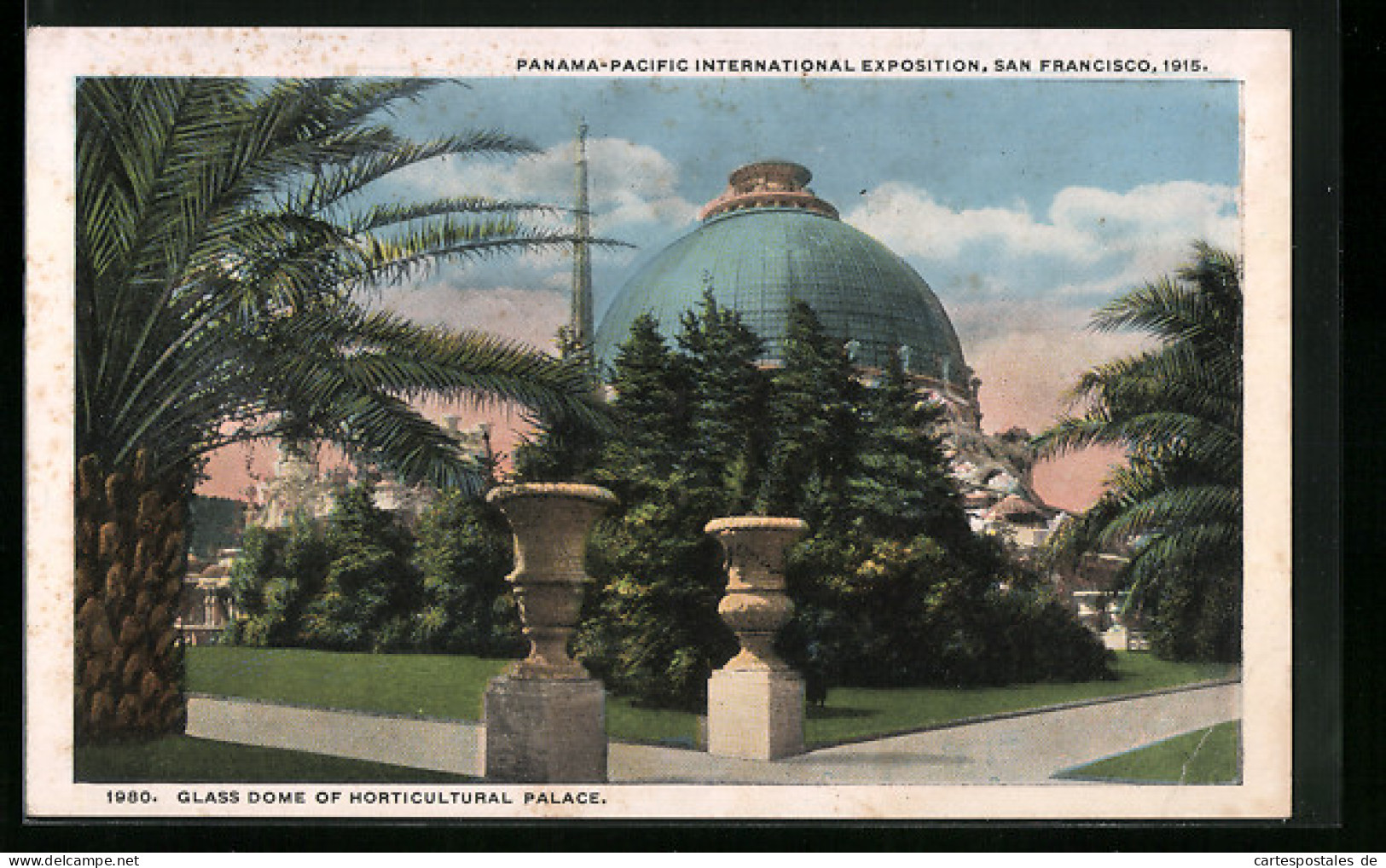 AK San Francisco, Panama-Pacific International Expostion 1915, Glass Dome Of Horticultural Palace  - Expositions