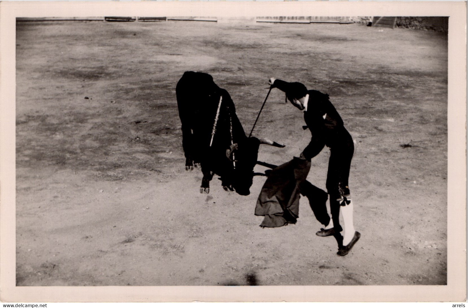 FR66 PERPIGNAN - Carte Photo CHAUVIN - CORRIDA - La Mise à Mort - El Chato - Animée - Belle - Perpignan