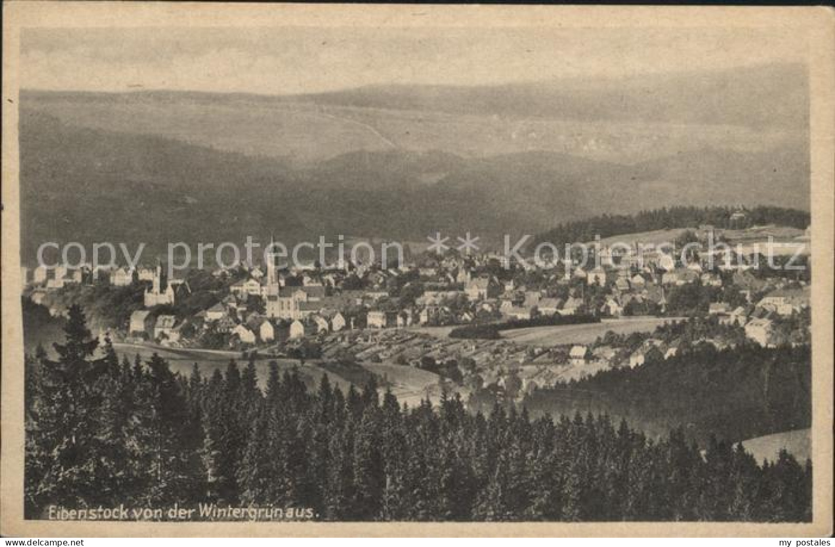 72234138 Eibenstock Panorama Blick Von Der Wintergruen Eibenstock - Eibenstock