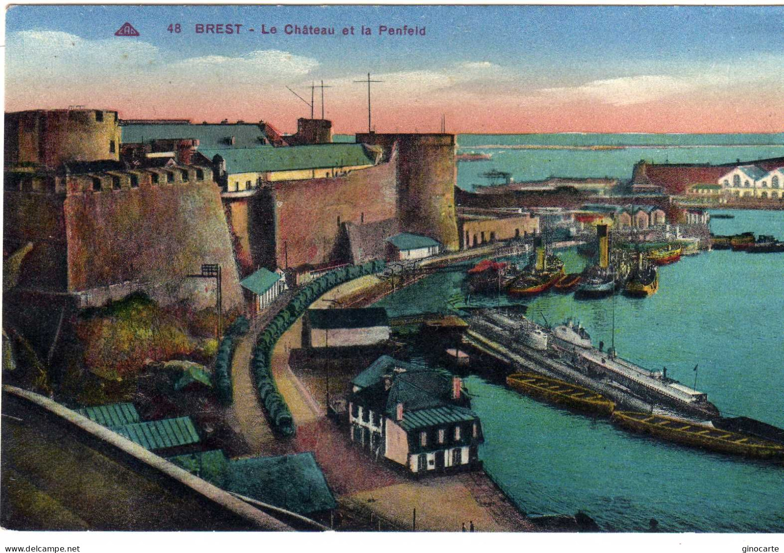 Brest Le Chateau Et Le Penfield - Brest