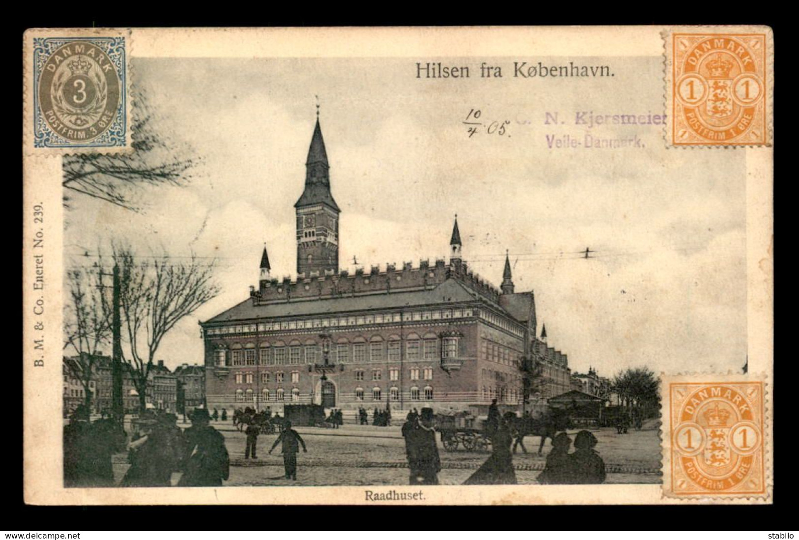 DANEMARK - KOBENHAVN - HILSEN - RAUDHUSET - Dänemark