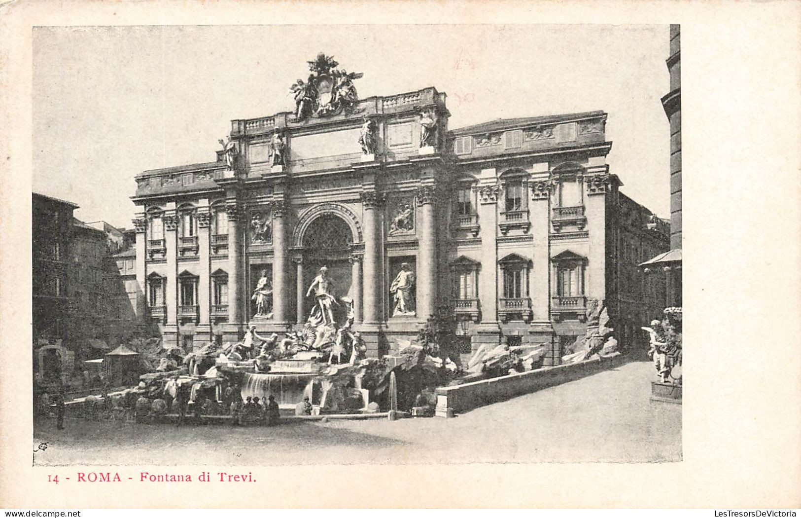 ITALIE - Roma - Fontana Di Trevi - Vue Générale - Carte Postale Ancienne - Fontana Di Trevi