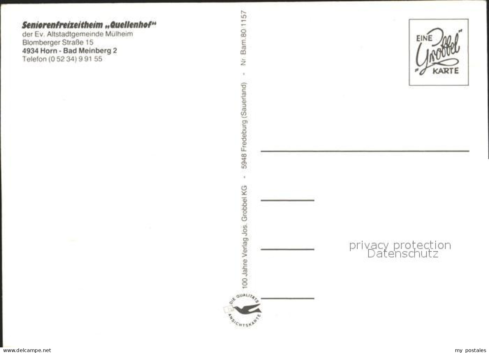 72233318 Bad Meinberg Seniorenfreizeitheim Quellenhof Bad Meinberg - Bad Meinberg