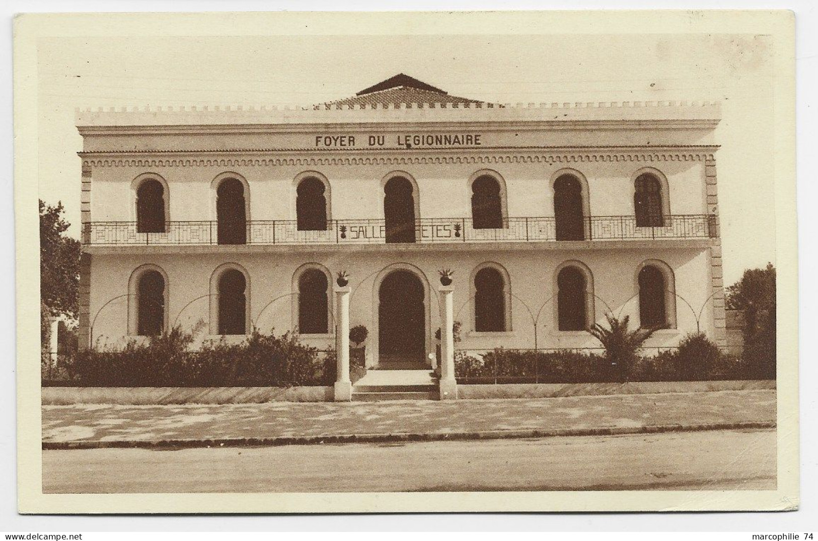 SIDI BEL ABBES  ALGERIE 1ER REGIMENT ETRANGER FOYER LEGIONNAIRE CINEMA - Cartas & Documentos