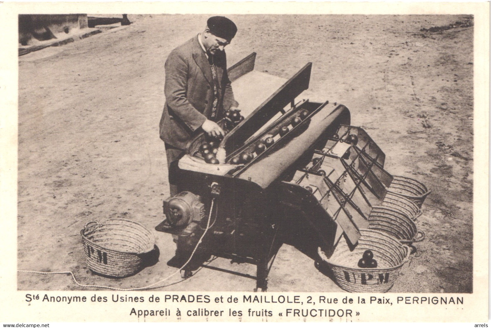 FR66 PERPIGNAN - Chauvin - Appareil à Calibrer Les Fruits FRUCTIDOR Usines De PRADES Et MAILLOLE - Animée Belle - Perpignan