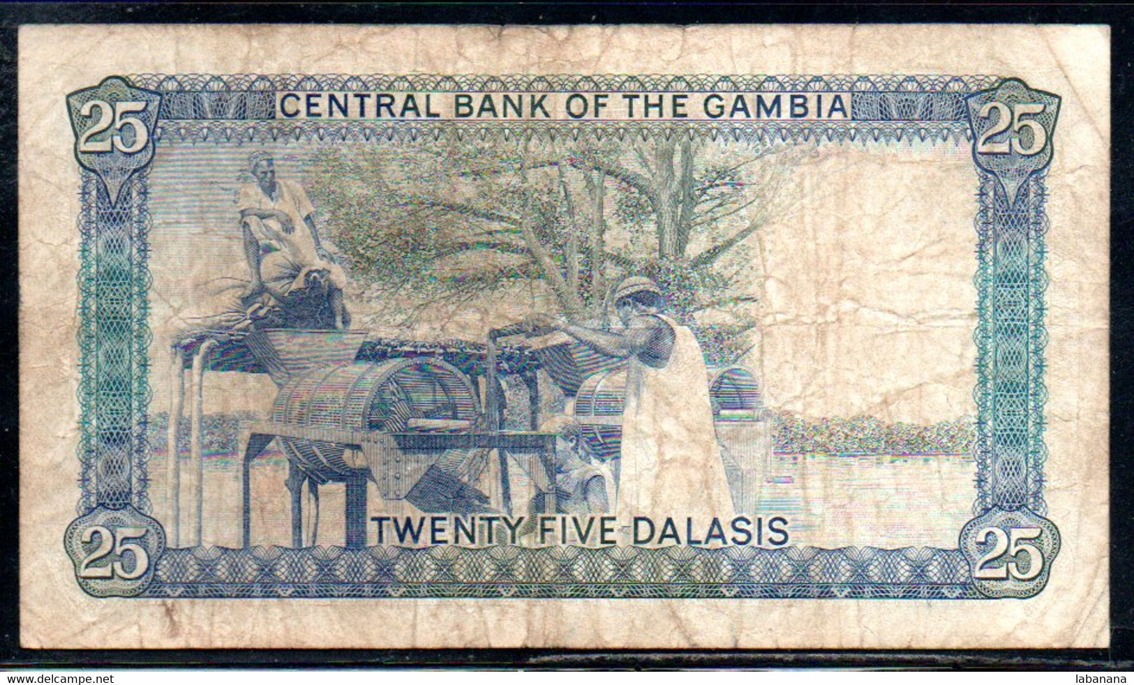 659-Gambie 25 Dalasis 1987/90 G256 Sig.10 - Gambia