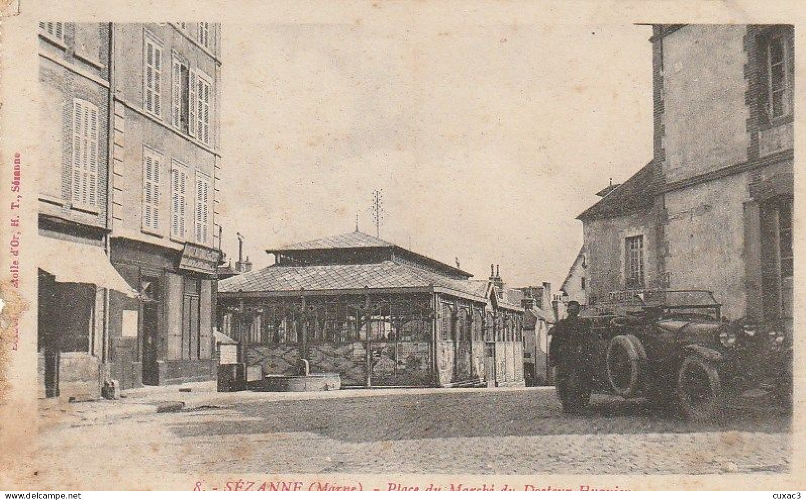 51 - Sezanne - Place Du Marché Du Docteur Huguier - Sezanne