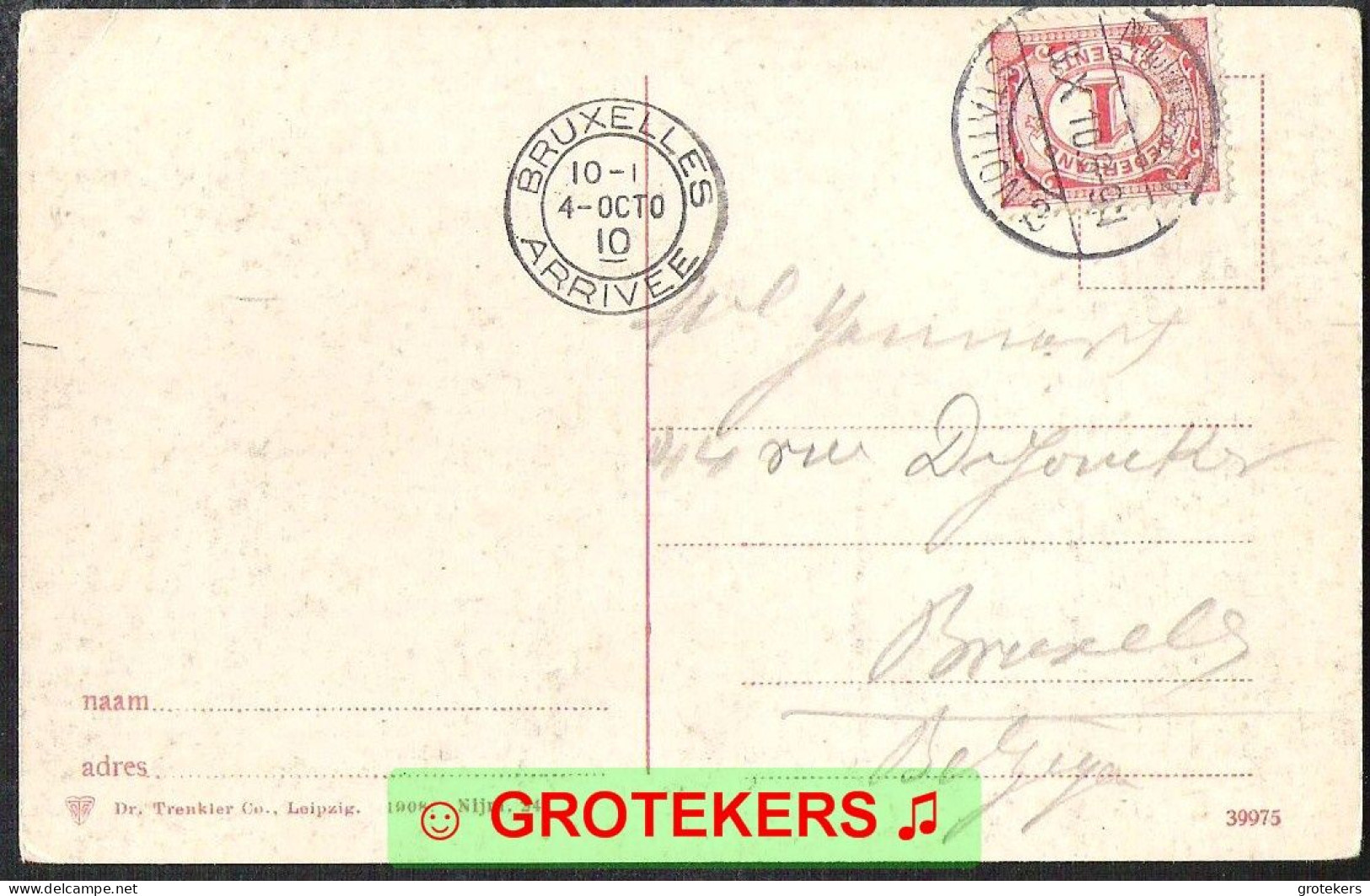 NIJMEGEN Kronenburgerpark 1910  Ed: Trenckler - Nijmegen