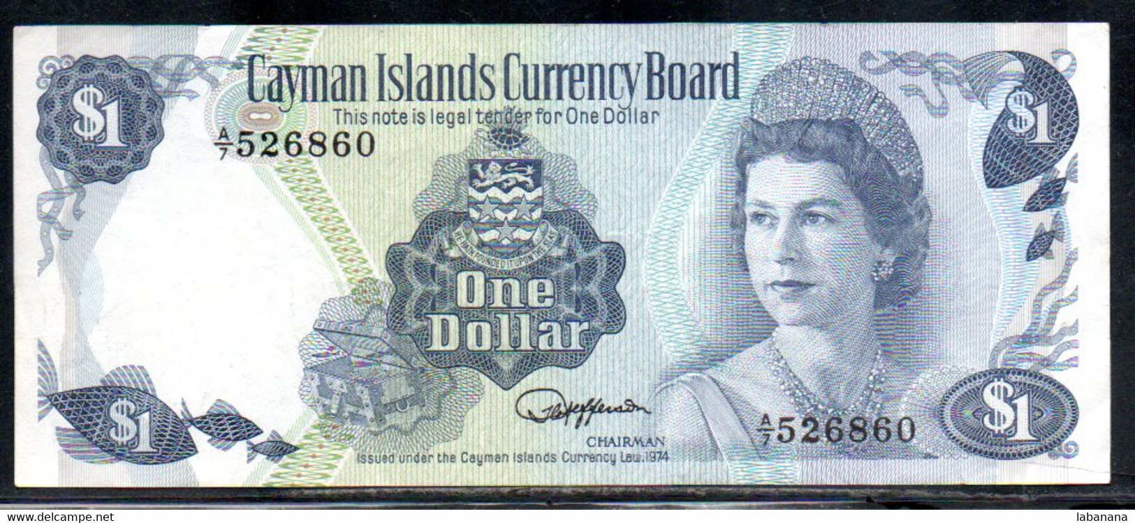 659-Cayman 1$ 1974 A7 - Isole Caiman
