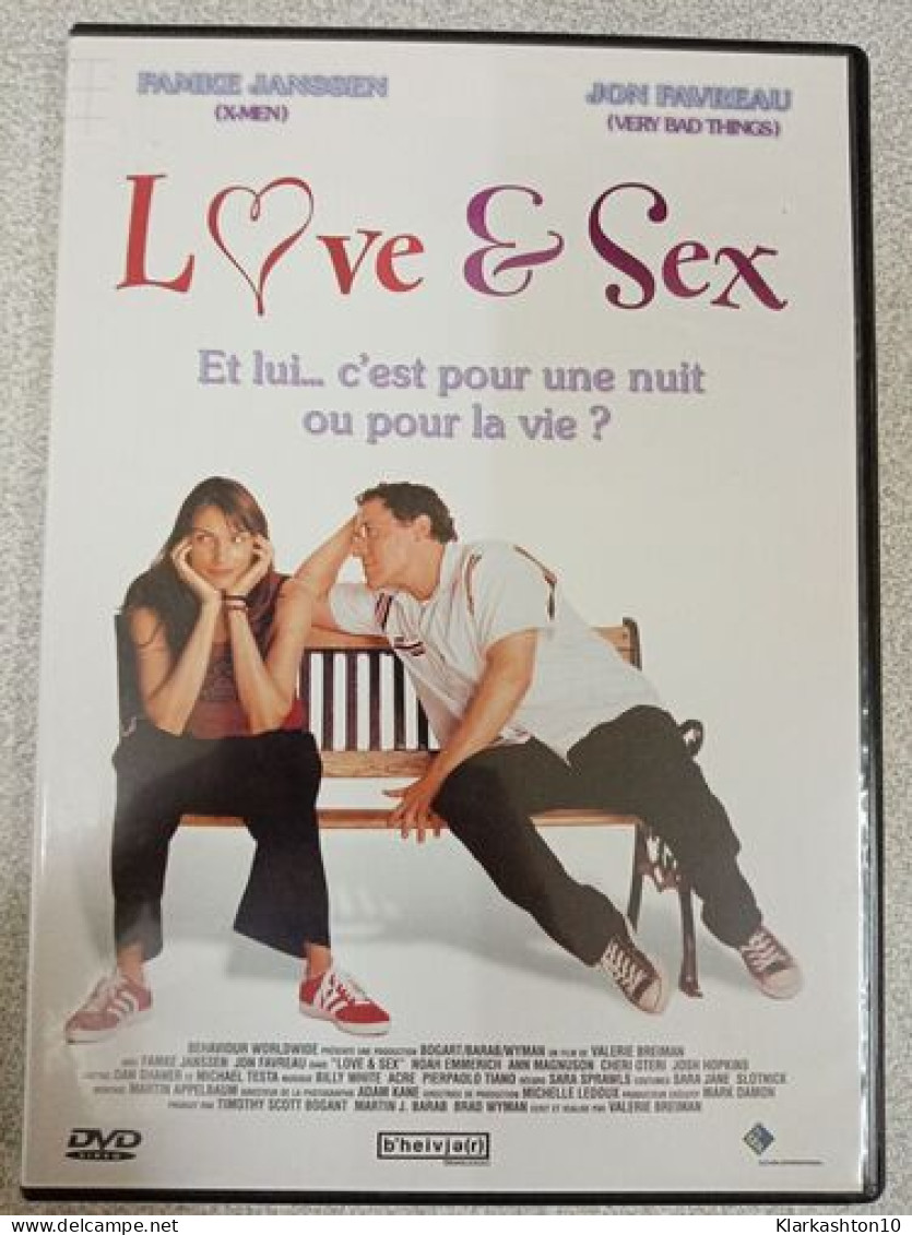 DVD - Love & Sex (Famke Janssen Et Jon Favreau) - Autres & Non Classés