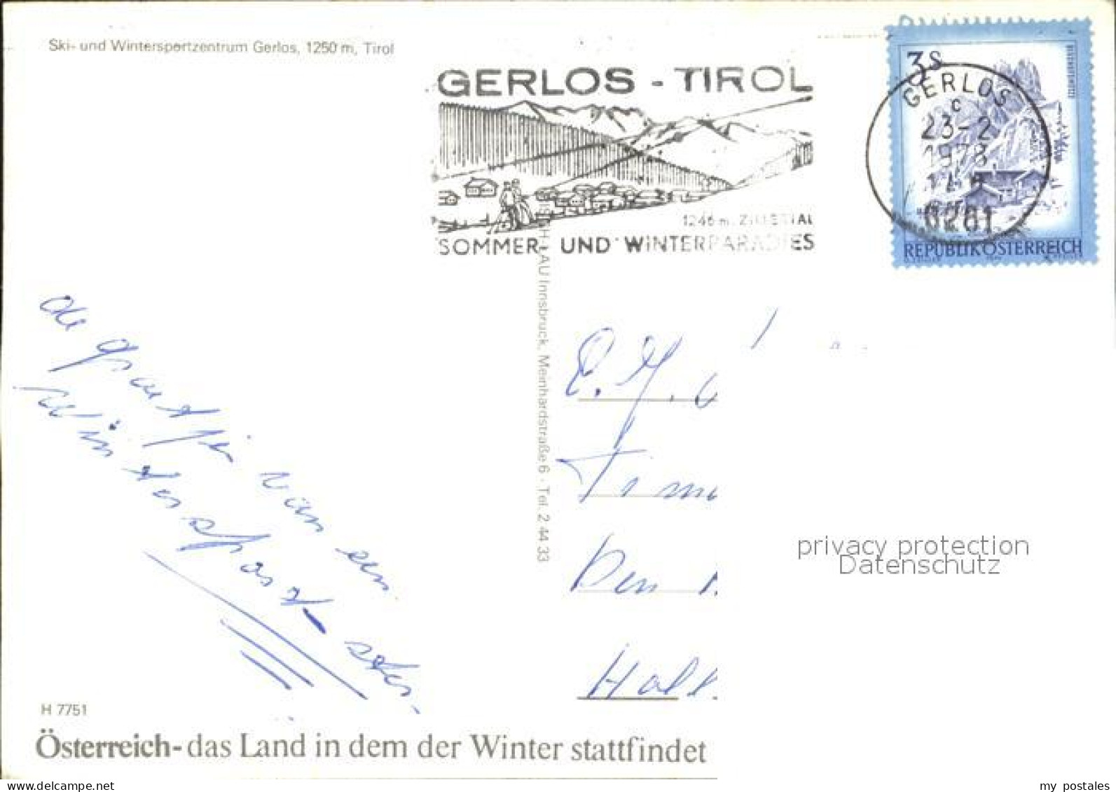 72232957 Gerlos Ski- Und Winterzetrum Gerlos - Sonstige & Ohne Zuordnung