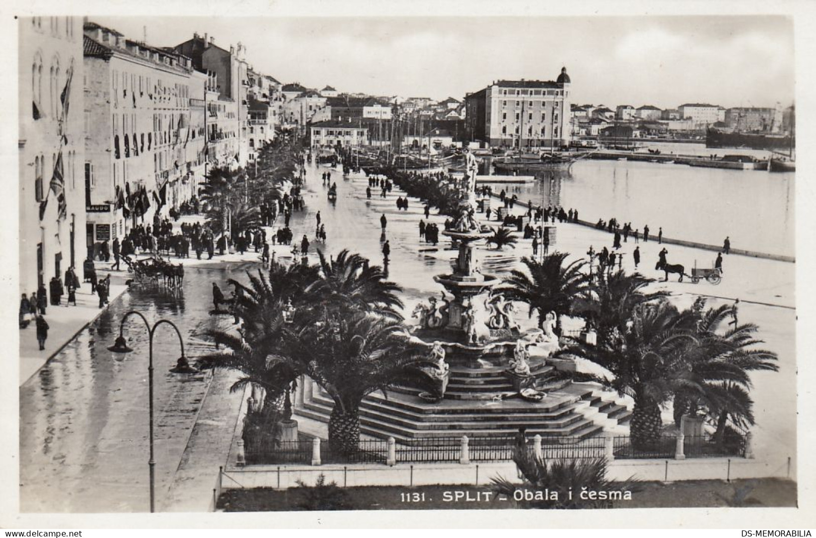 Split - Obala I česma 1931 - Croacia