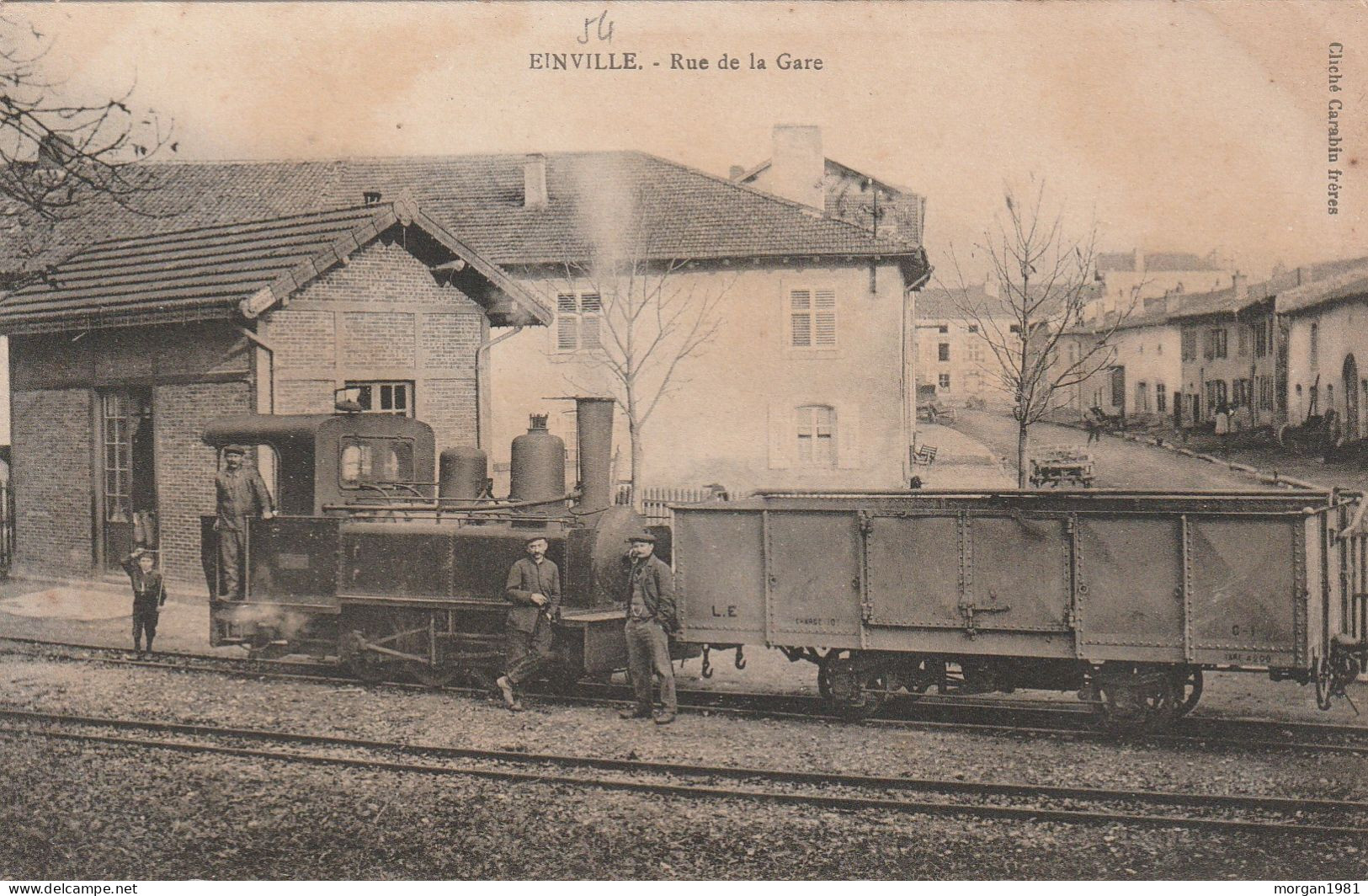 EINVILLE. RUE DE LA GARE - Sonstige & Ohne Zuordnung